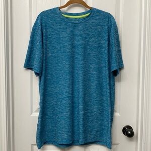 RB3 Men's Heather Blue Short Sleeve Performance Tee